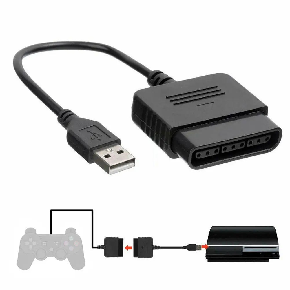 Game Console Converter for PS2 To PC Converting Controllers To Work With PC Controllers Adapter IC Version With USB