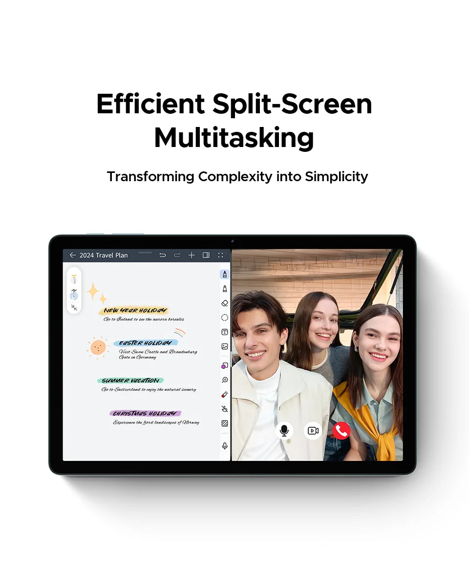 【Brand+】Doogee Tab A9 Pro+ Tablet Pc 11-Inch Android 15 30Gb Ram(6+24) 128Gb Rom 8580Mah Battery Widevine L1 Support
