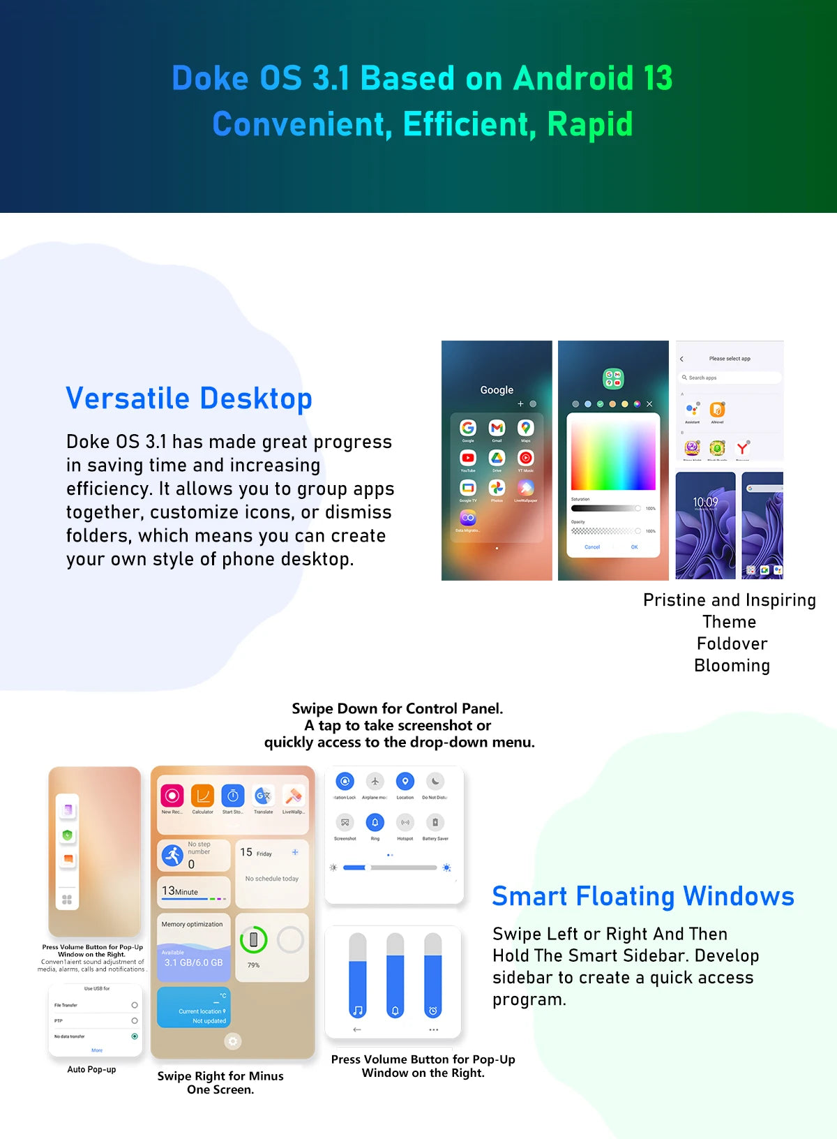 Blackview BV6200 Pro Waterproof Rugged Phone 6.56'' 6GB/128GB Smartphone 13000mAh 18W Fast Charge NFC Cell Phone