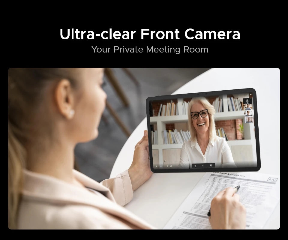 DOOGEE T40 Android Tablet 14 11 ''IPS 2.5K 8GB RAM 512GB ROM Helio G99 8580mAh 18W Charge Face Unlock 7.6mm ultra-thin Tablet