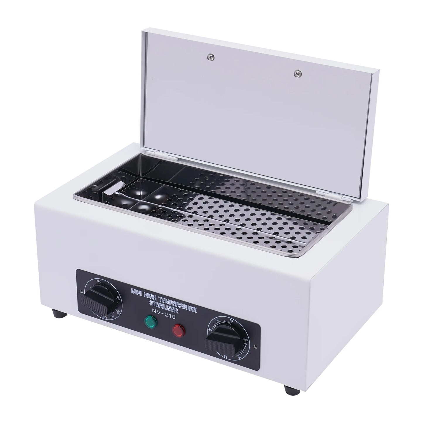 Nail Tool Sterilizer 220V Intelligent Dual Control Dry Heat Disinfection Large Capacity Multiple Use for Spa and Beauty Tools