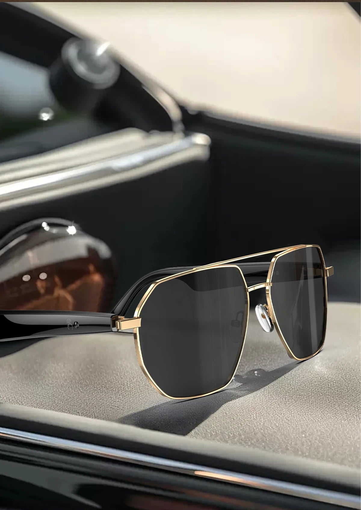 W100 Smart Glasses 163 Online Language AI Automatic Dialogue Translation Bluetooth Glasses with Speaker Sports UV Protection New