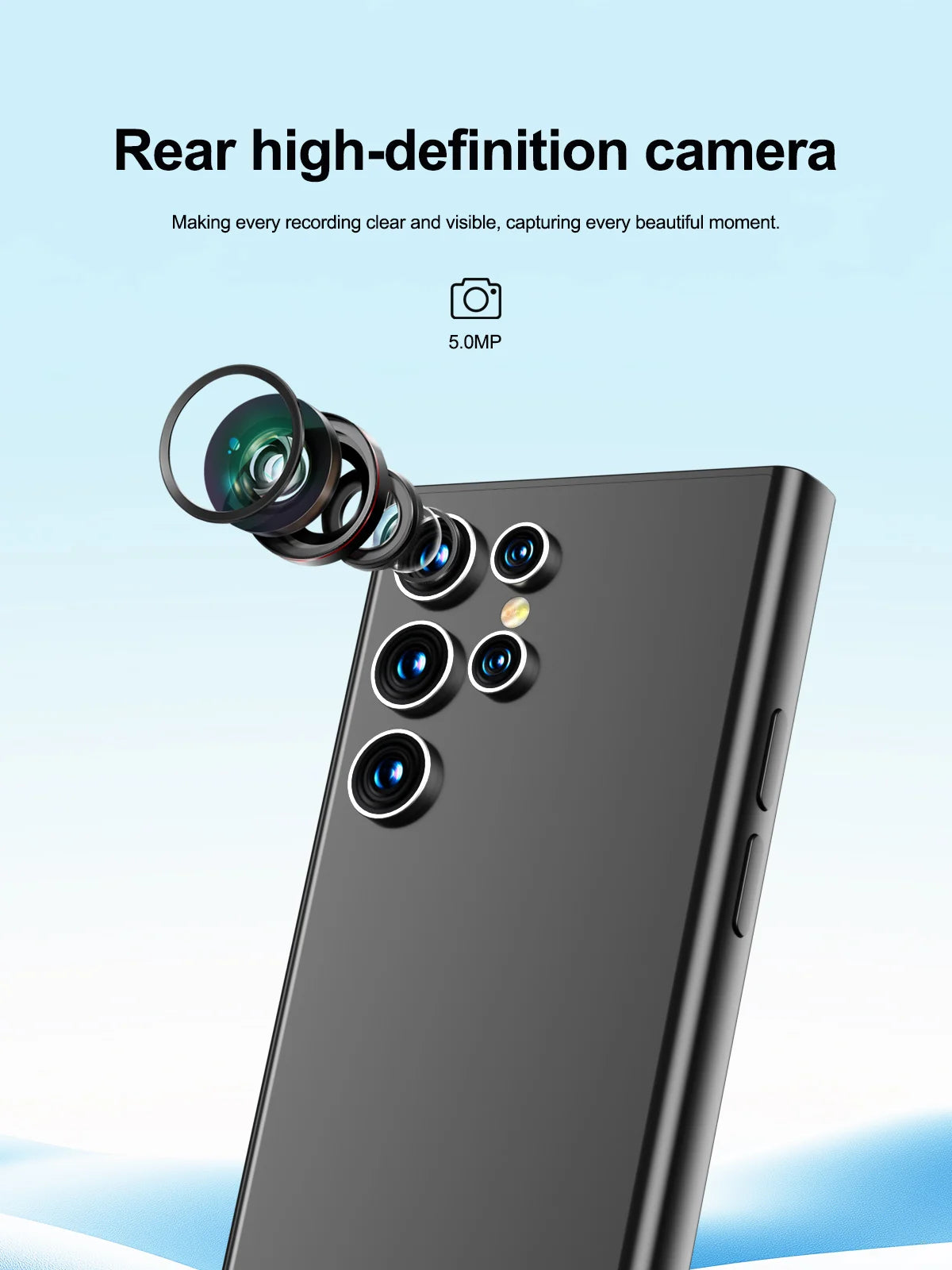 NEW SERVO S27 Mini Android Smartphone 4.0" Full Screen 2GB+16GB Memory 5MP 2 SIM Stanbdby Face Unlock 3G Cute Phones Google Play