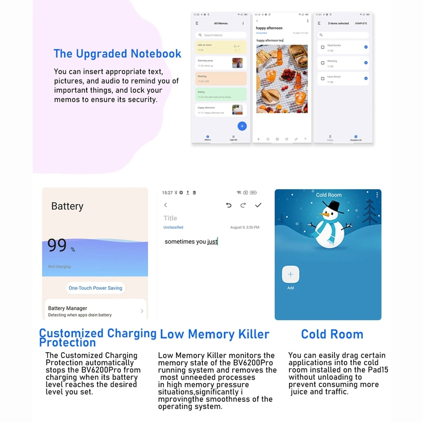 Blackview BV6200 Pro Rugged Phone 4GB/6GB+128GB IP69 Waterproof Helio P35 13000mAh With 18W Fast Charg NFC 4G Smartphone