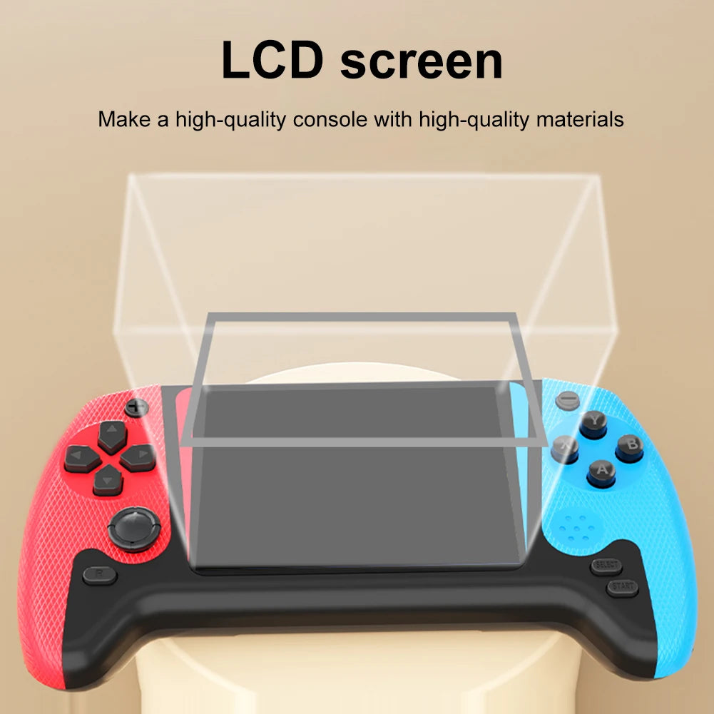 Retro Handheld Game Console 3.5inch LCD Screen TV Connect Gaming Console Portable Game Console for Kids Adults for Single Player