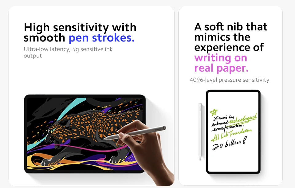 New Xiaomi Pad 6 Global Version 11-inch 144Hz WQHD+ 128GB / 256GB ROM Snapdragon 870 Tablet 8840 mAh 33W Charging