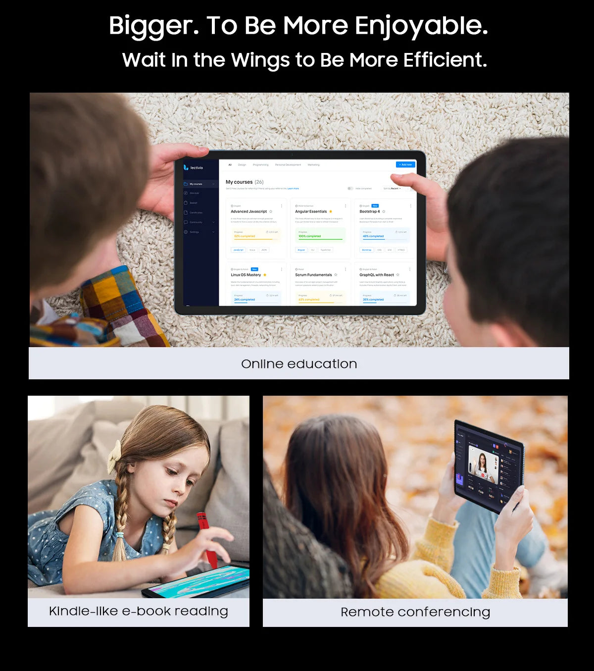 OSCAL Blackview Tab 16 Pro Tablet PC, T616 Octa Core, 11'' FHD+ Display 24GB(8+16) RAM 256GB ROM 7700mAh 4G Android 14 Tablets