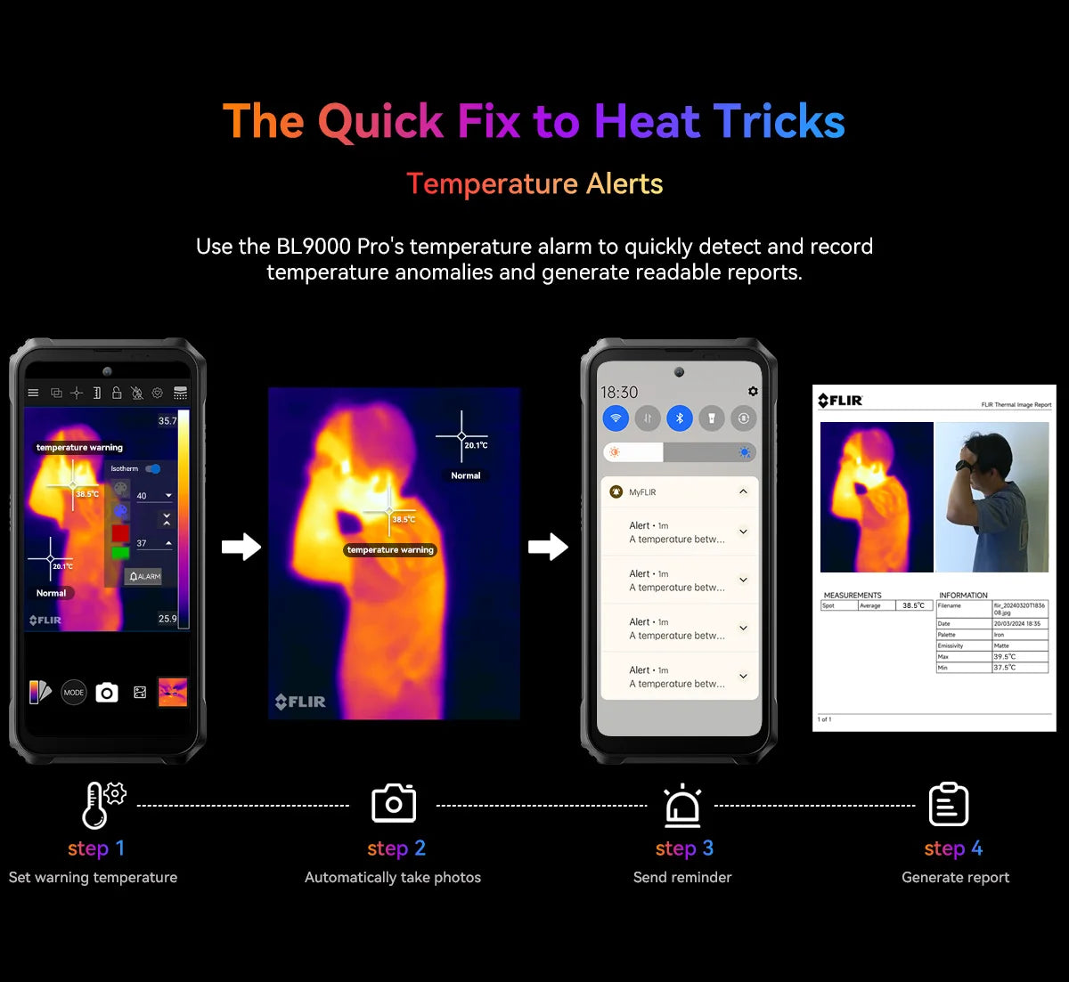 Blackview BL9000 Pro 5G Rugged Smartphone 6.78 "FHD + Display 12GB + 512GB 50MP Camera 8800mAh Battery Android 14 Phone