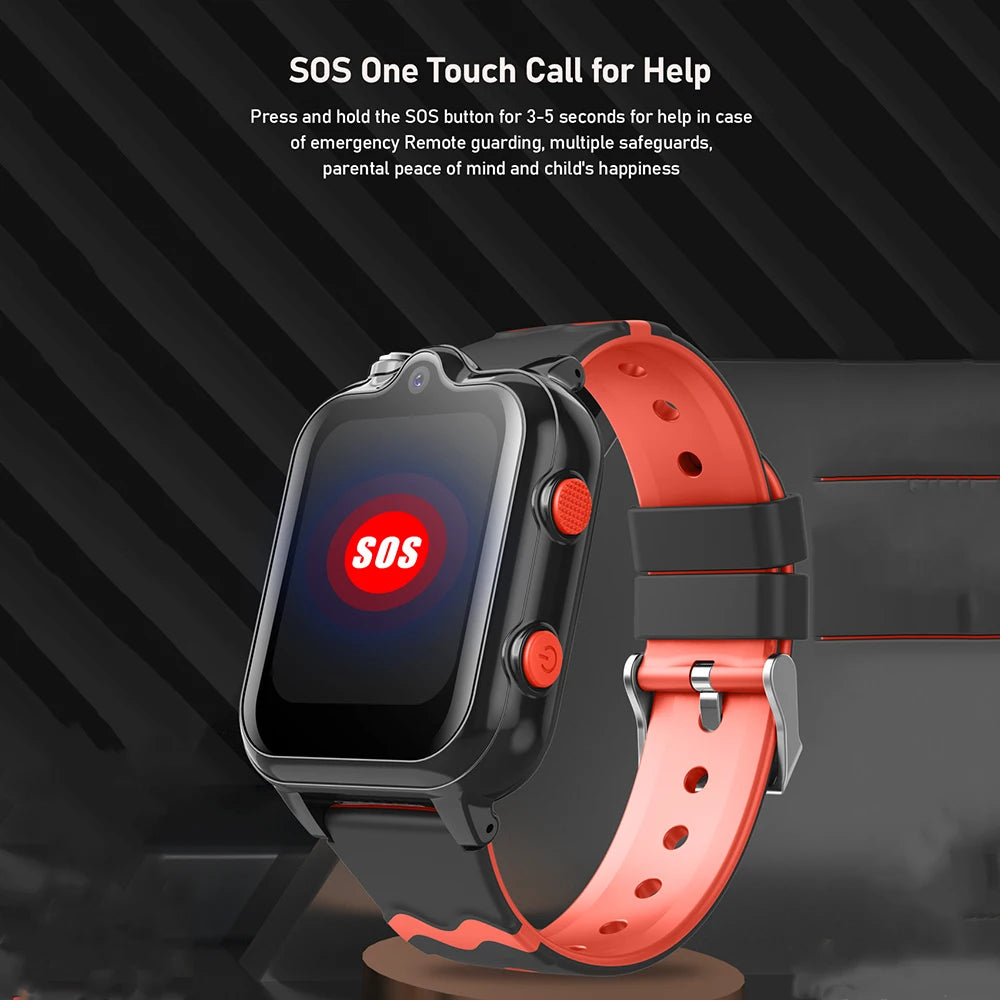 D35 4G Kids Smart Watch Video SIM ROM 8GB Call Phone Watch Monitor GPS SOS Location Monitor Children Boy Girl Smartwatch Gifts