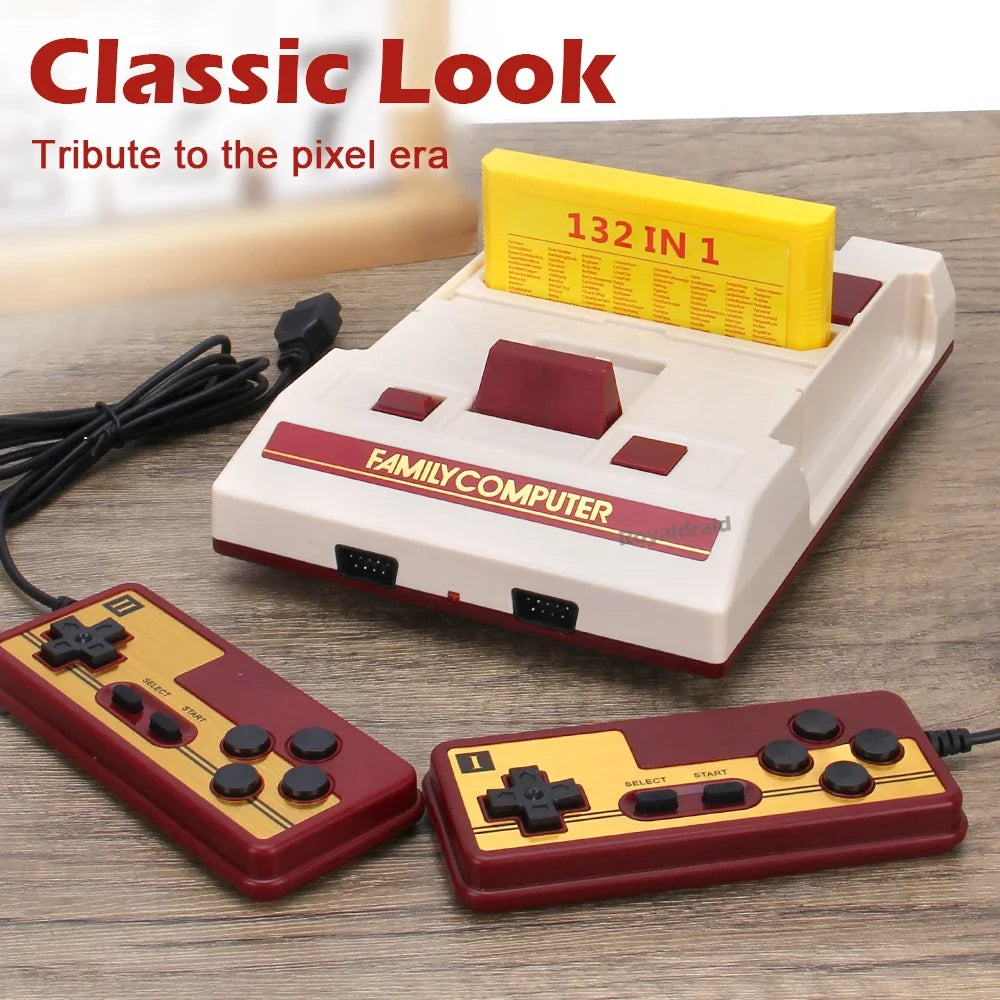 NEW 8Bit Video Game Consol Built-in 500 Classic Games Family Computer TV Game Console Support Game Cartridge For FC Retro Gaming