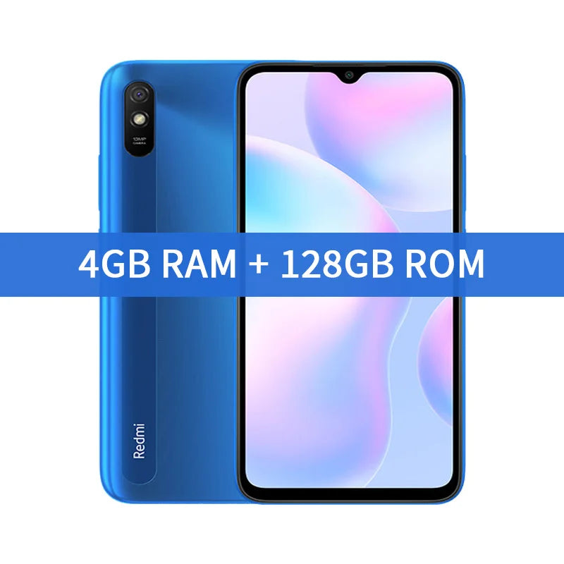 Smartphone Xiaomi Redmi 9A Global Rom 64GB/128GB Cellphone 5000mAh 6.53 inch MTK Helio G25 Octa Core 13MP Smart phone CN Version