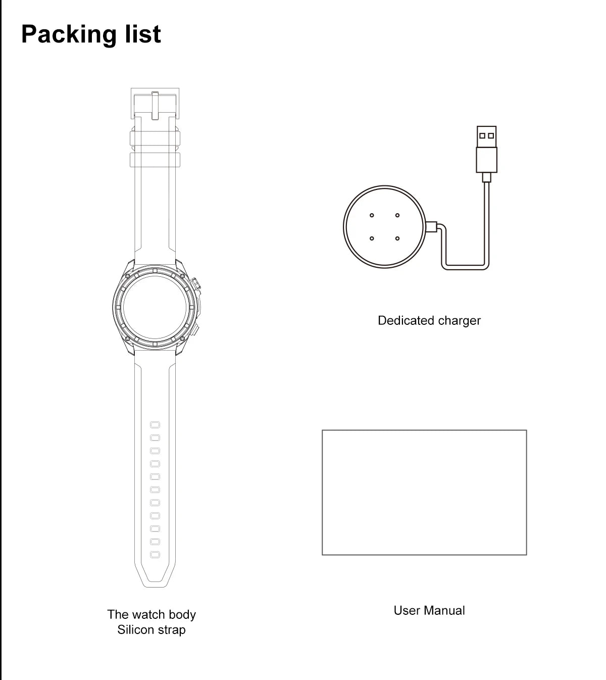 2025 New Military Sport GPS 4GB Memory Smartwatch Men 5ATM Waterproof Fitness Tracker Offline Maps 860Mah Battery Smart Bracelet