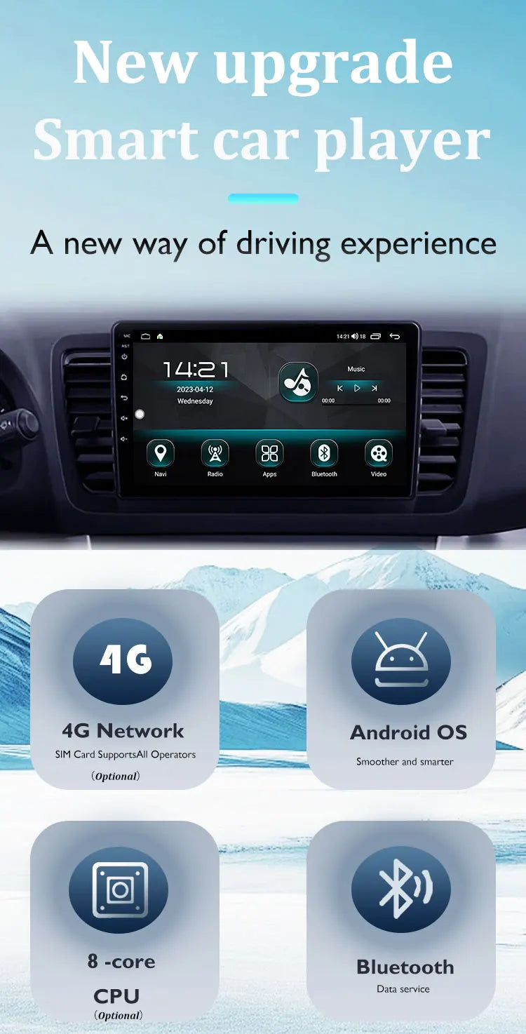 Car Radio Android 16 For Jeep Wrangler 3 JK 2010 - 2018 Carplay Stereo Head Unit Multimedia Video Player Wireless GPS Navigation