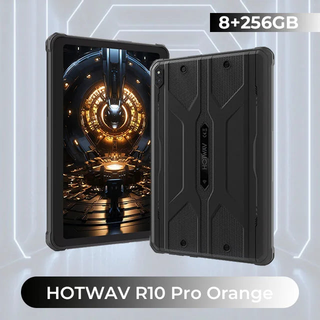 【World Premiere】HOTWAV R10 Pro Rugged Tablets 10800mAh 8GB+256GB OTG Charging Tablet For Field Exploration+Mountain Climbing