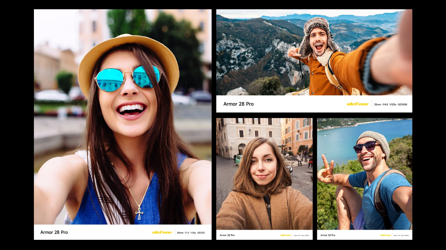 Ulefone Armor 28 Pro 5G AI Rugged Phone 512GB ROM Smartphone 120W MTK Dimensity 7300 10600mAh 6.67”AMOLED 64MP Mobile phone