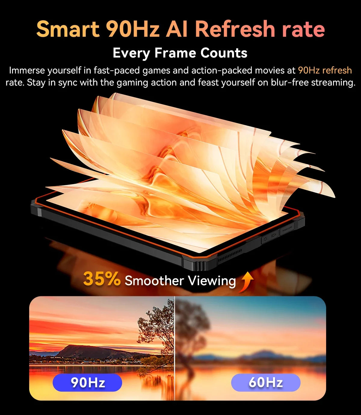 Blackview Active 10 Pro 5G Rugged Tablets 11" FHD+ Display 12GB 256G/512GB Android 14 30000mAh Battery 108MP Camera MTK 7300