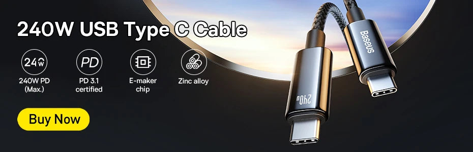 Baseus USB C Cable 100W for iPhone 16 15 Plus Pro Max Retractable Cable For MacBook iPad Fast Charger Cable Charger Data Wire