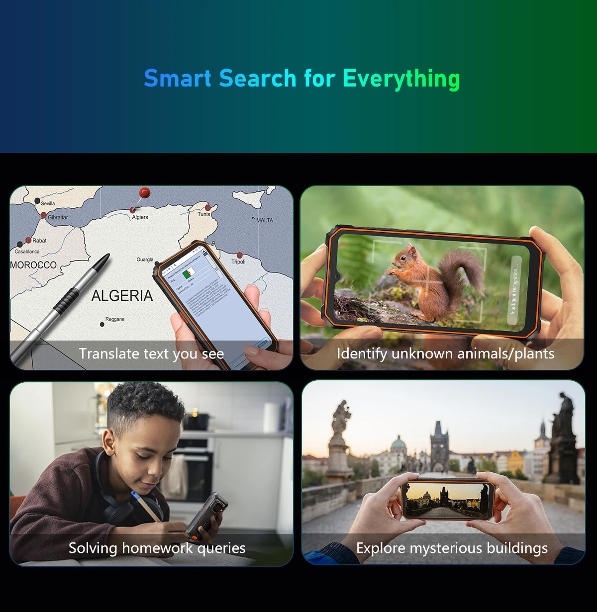 Blackview BV6200 Pro Waterproof Rugged Phone 6.56'' 6GB/128GB Smartphone 13000mAh 18W Fast Charge NFC Cell Phone