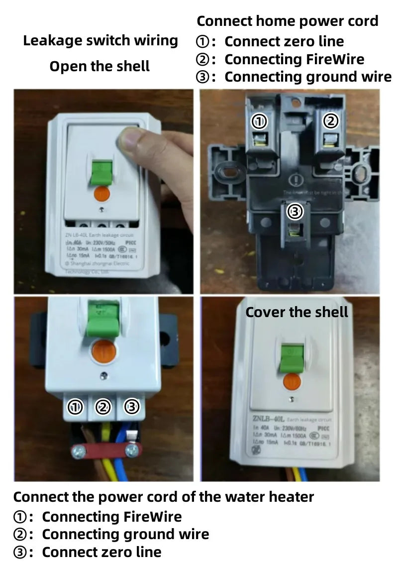 Electric Water Heater Electric Shower Quick Heating DC Machine Household Kitchen Bathroom Unlimited Hot Water Remote Control