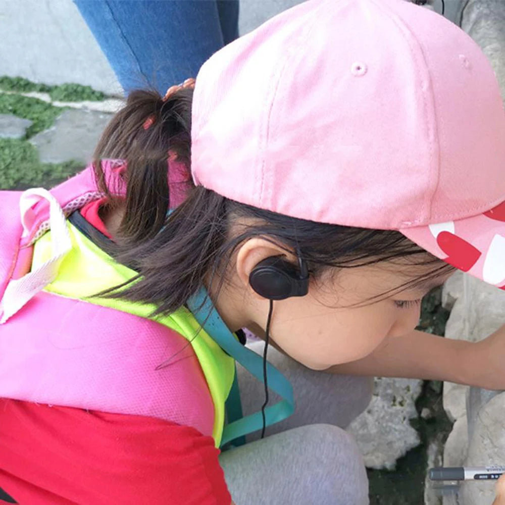 NEW 3.5mm Earphone Earbud One Ear Headphone Headset for Radio Tour guide System