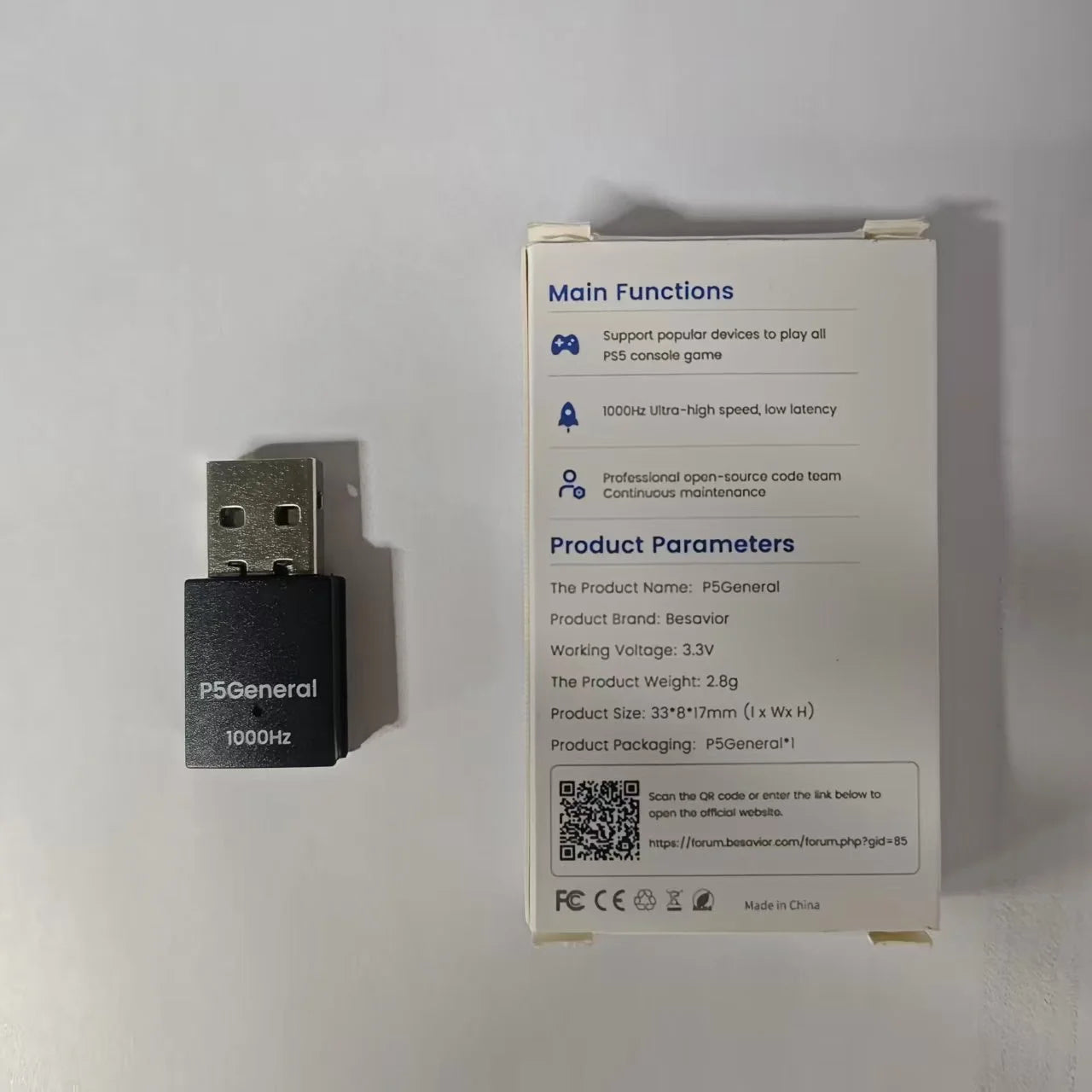 Game Activator for PS5 with True 1000Hz Bidirectional,Support Raspberry Pi,Fighting Keyboard&Reasnow,Titan Two&XIM NEXUS