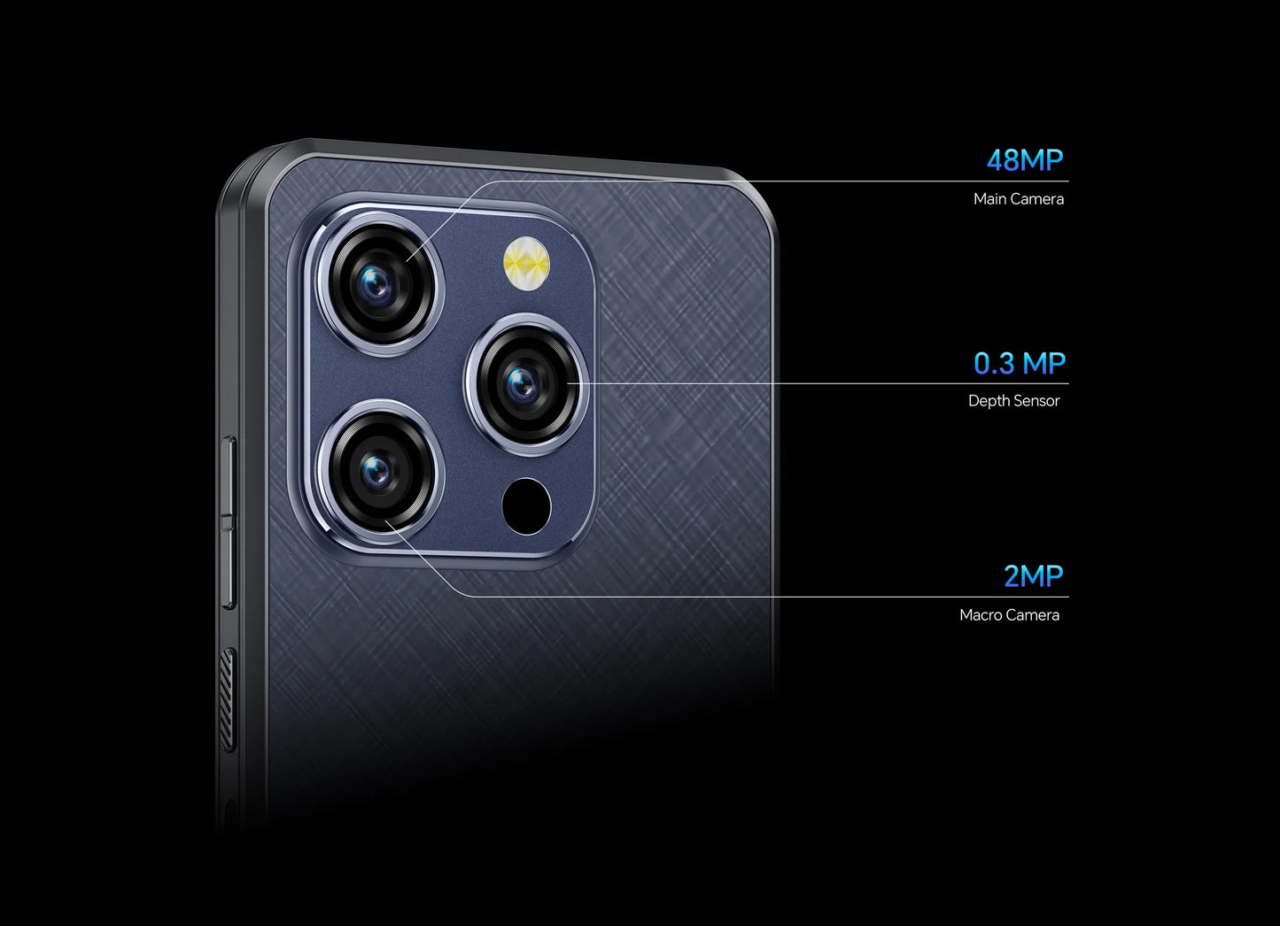 Oukitel WP52 5G Rugged Smartphone Android14 16GB+256GB 6500mAh Mobile Phone 48MP NFC Cell Phone