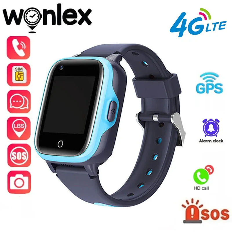 Wonlex Smart Watch Children GPS WiFi Location Anti Lost Tracker 4G SOS Call Class Mode kids Smart Watch With Video Call Camer a