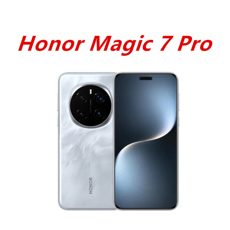 Original New Honor Magic 7 Pro 5G Mobile Phone 5850mAh Battery 100W 6.8 OLED Android 15 NFC