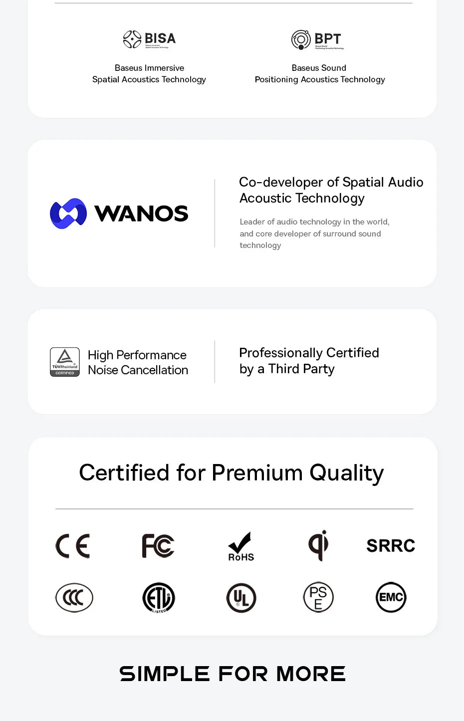 Baseus EP10 Pro ANC Earbuds Wireless Bluetooth 6.0 Earphones 50dB Realtime Adaptive Headphones 6 Mic Hi-Res LDAC IP55 Ear buds