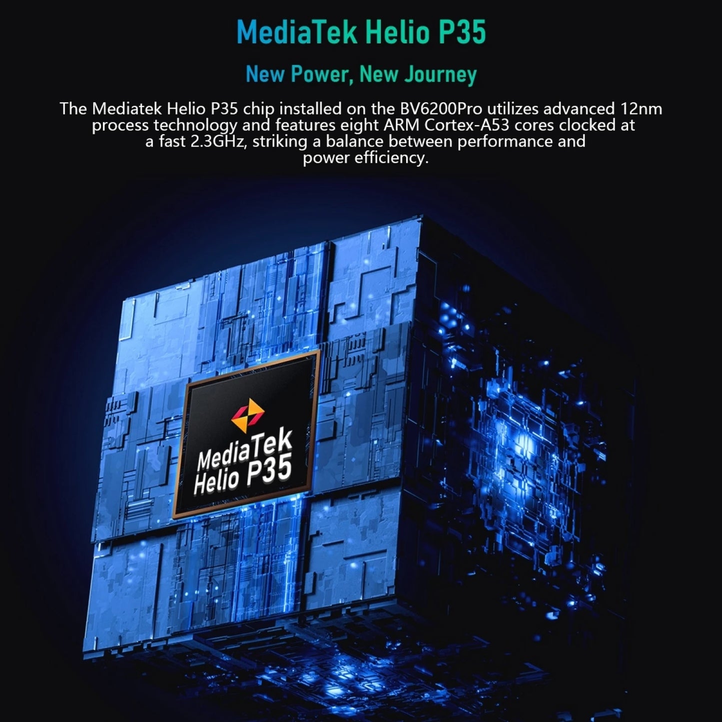 Blackview BV6200 Pro Rugged Phone 4GB/6GB+128GB IP69 Waterproof Helio P35 13000mAh With 18W Fast Charg NFC 4G Smartphone