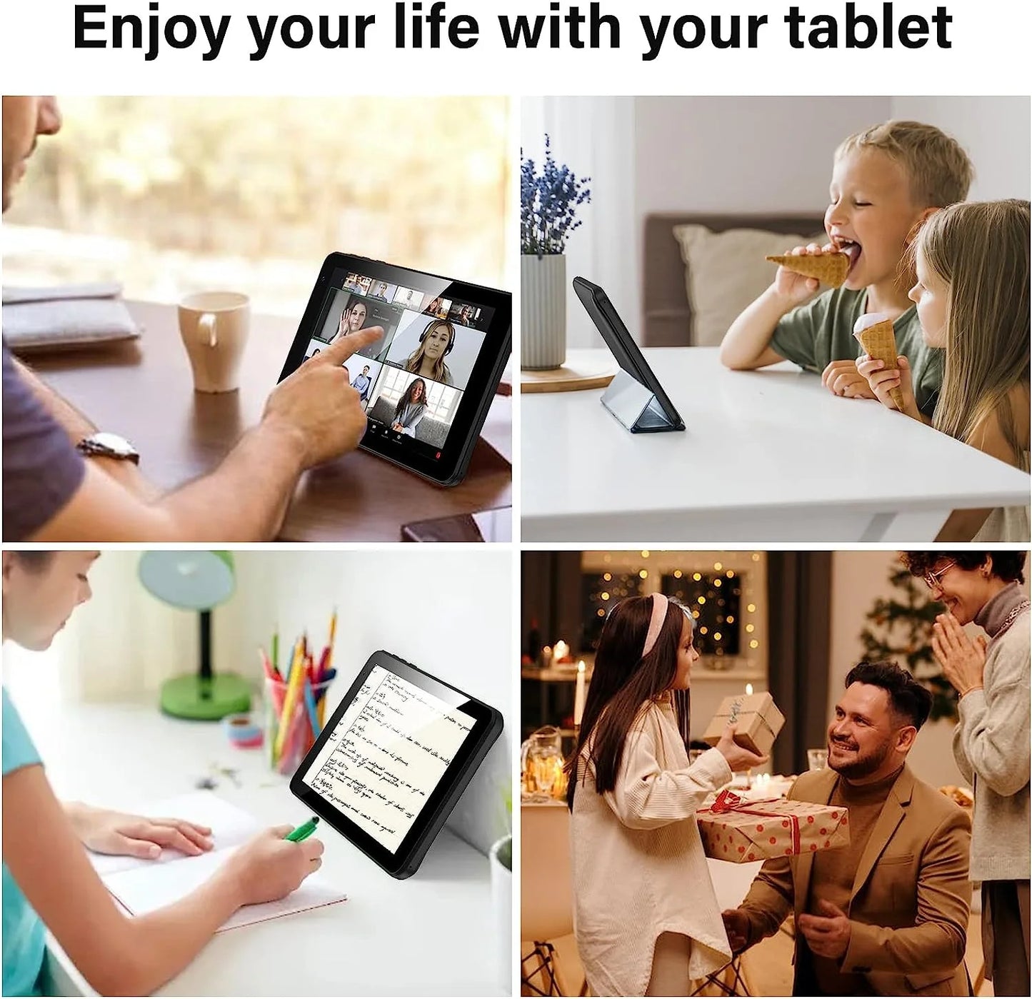 8 INCH Android 12 RAM 3GB+32GB ROM QP80 MTK8168 Tablet Quad Core IPS Screen Quad Core Rear 13.0MP WIFI Dual Camera