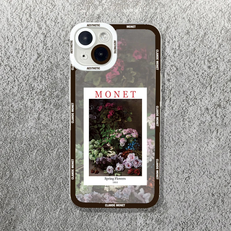 Claude Monet Arts Case For Samsung Galaxy S23 S22 S21 FE Plus Ultra Silicone A14 A34 A54 A13 A23 A33 A53 A32 A52 A52S 5G Cover
