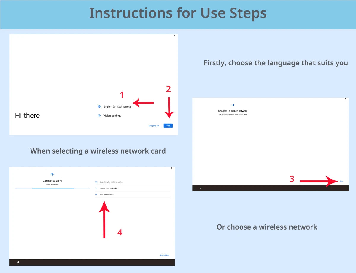 N-ONE NPad S 2023 10.1inch Tablet Pad 1280X800 HD 4GB 64GB Android 12 MTK8183 8-Cores 6600mAh Dual WIFI BT5.0 Tablettes