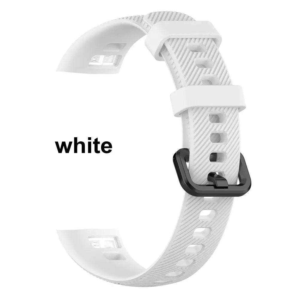 1PC Silicone Wrist Strap Smart Wristband Replacement Watch Band for Honor Band 5 4 Soft Classic Watch Replacement Accessories