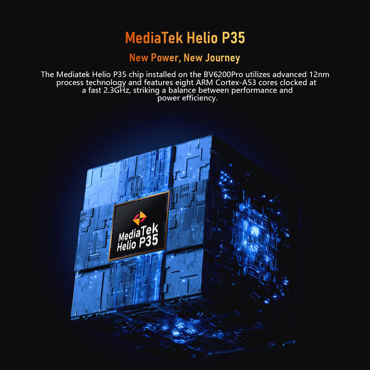 Blackview BV6200 Pro Rugged Phone Android 13 6.56'' Helio P35, 6GB+128GB Smartphone 13000mAh With 18W Fast Charge NFC Cell Phone