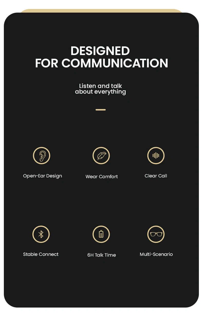 EASYBUDS Handsfree Bluetooth Air Bone Conduction Earphones With Noise Cancelling Boom Microphone Business Open Ear Headphones