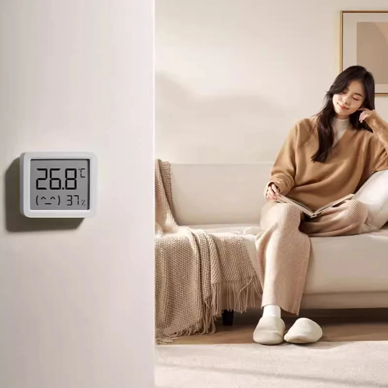 XIAOMI Mijia Smart Temperature Humidity Sensor 3 MINI Bluetooth Electric Digital Hygrometer Humidity Meter For Mi Home APP 2025