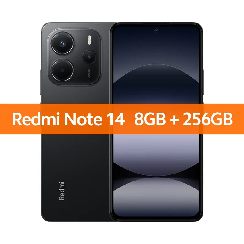 Global Version Xiaomi Redmi Note 14 MediaTek Helio G99-Ultra 108MP AI Camera 6.67" AMOLED 120Hz Display 5500mAh