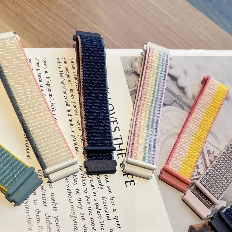 Nylon strap for Garmin Forerunner 970 470 965 955 165 265 255 265S 255S 245 645 158 55 WatchBand Replacement Band wristband