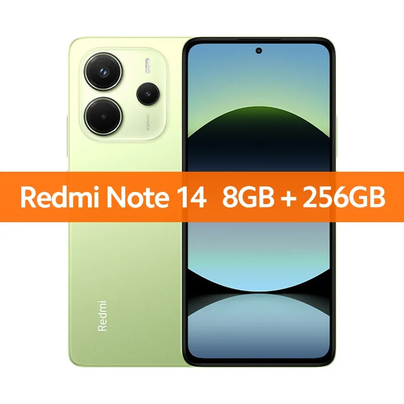 Global Version Xiaomi Redmi Note 14 MediaTek Helio G99-Ultra 108MP AI Camera 6.67" AMOLED 120Hz Display 5500mAh