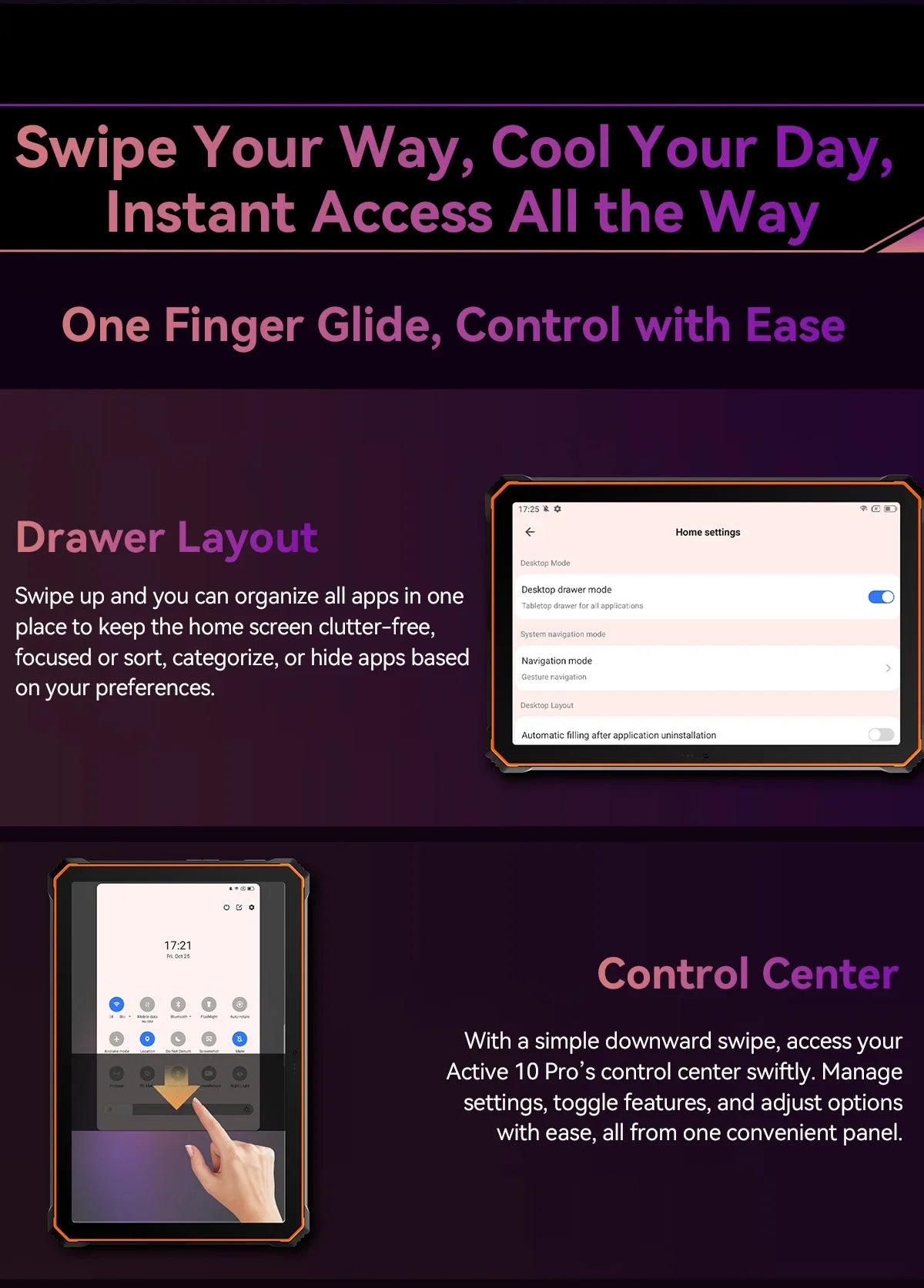 Blackview Active 10 Pro 5G Rugged Tablets 11" FHD+ Display 12GB 256G/512GB Android 14 30000mAh Battery 108MP Camera MTK 7300