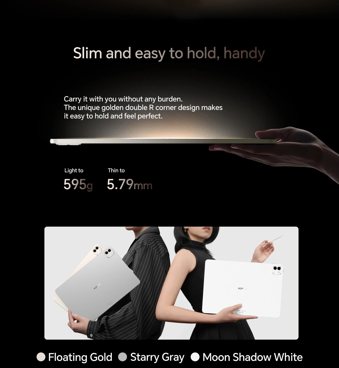 Global Version Original HONOR MagicPad 3 Tablet Snapdragon 8 Gen 3 13.3'' LCD 165Hz HONOR Eye Comfort Display 12450mAh Battery