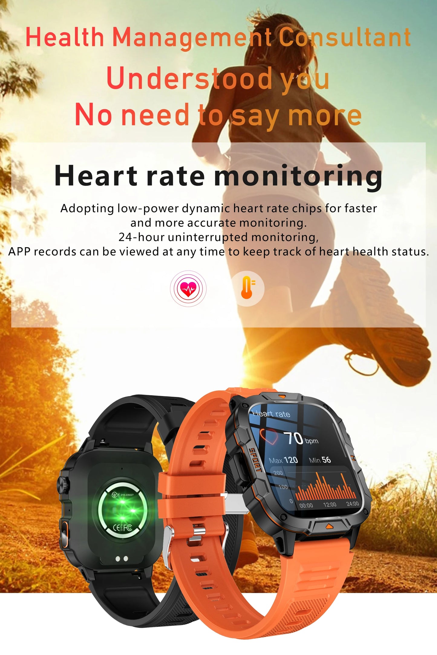 2025New Rugged Military GPS Track Smart Watch Men Bluetooth Call 5ATM Waterproof Flashlight Outdoor Sports SmartWatch For Xiaomi