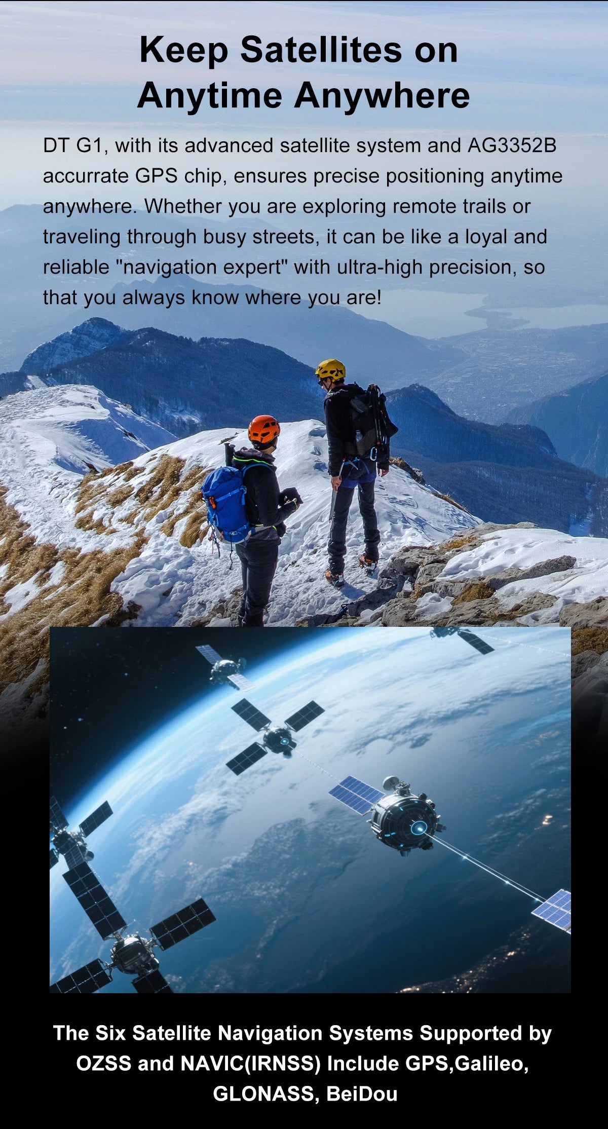 2025 New Military Sport GPS 4GB Memory Smartwatch Men 5ATM Waterproof Fitness Tracker Offline Maps 860Mah Battery Smart Bracelet