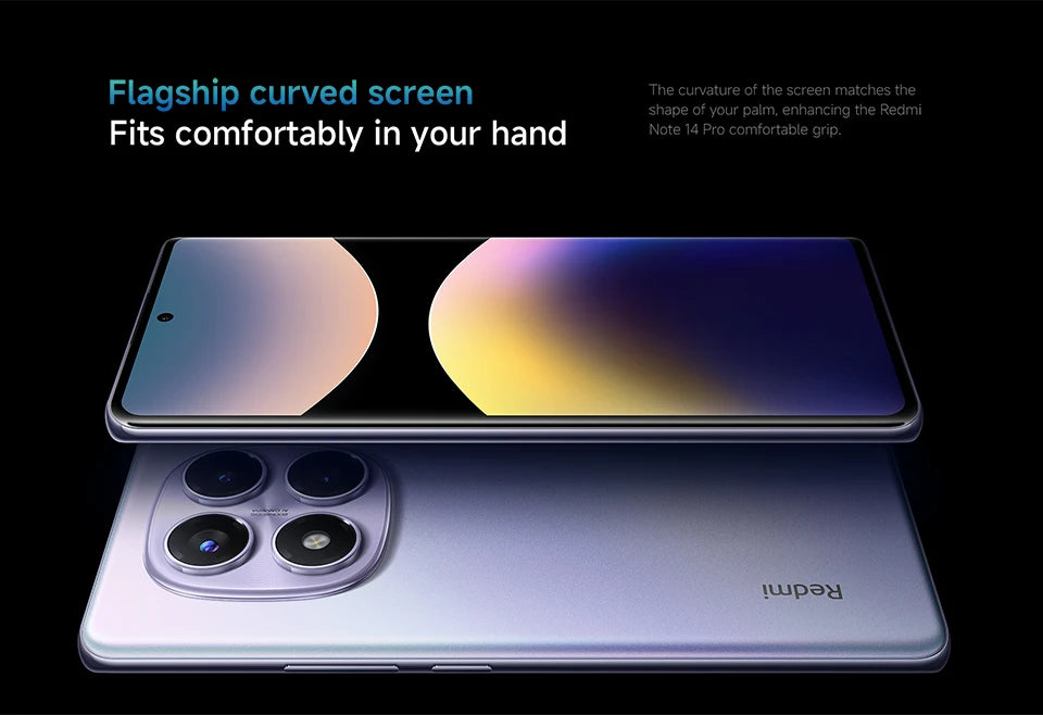 FR Warehouse Xiaomi Redmi Note 14 Pro 4G Smartphone Global Version 5500mAh 6.67" AMOLED MediaTek Helio G100-Ultra 200MP Camera