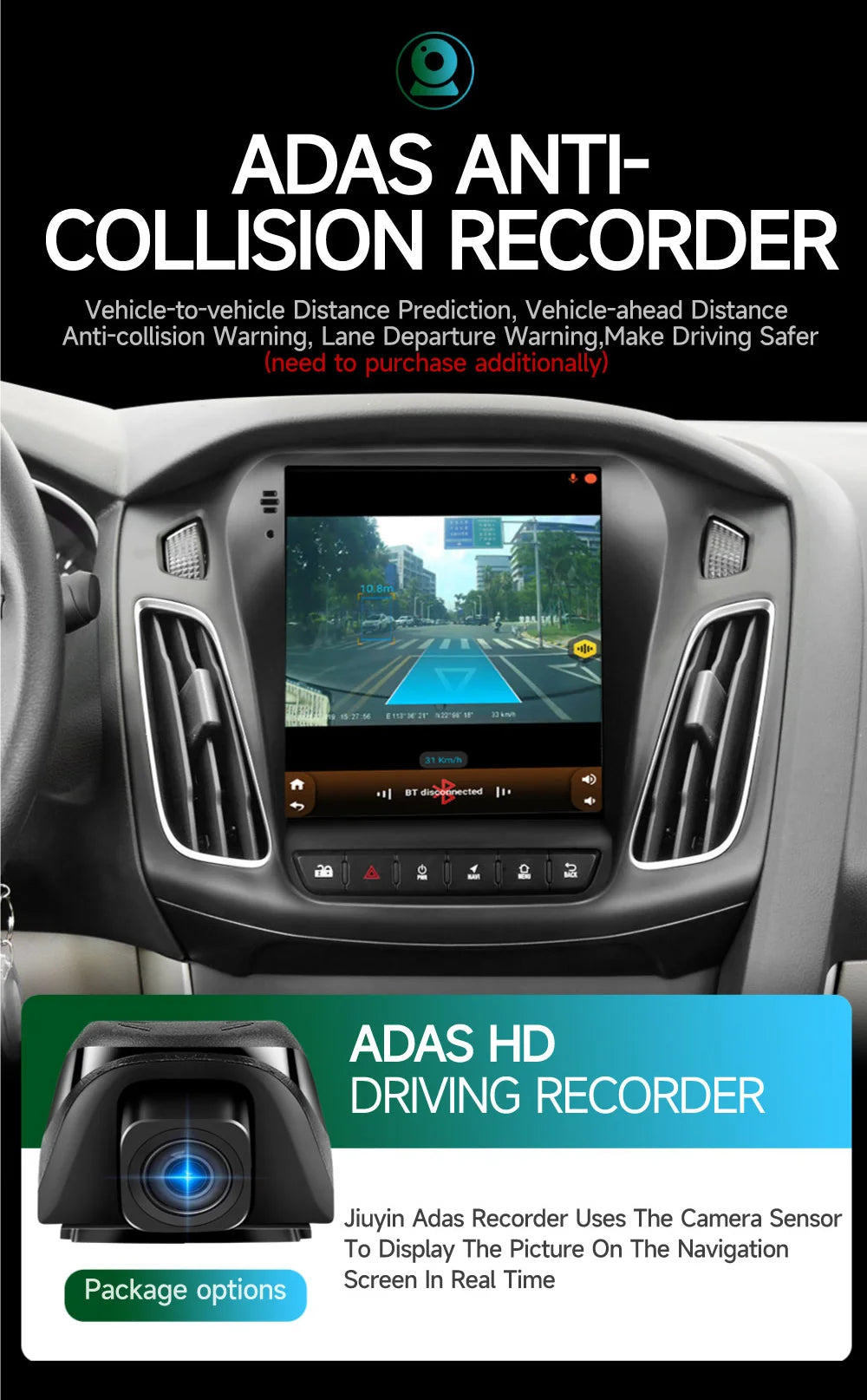 Android 13 Car Radio for Ford Focus Mk3 2011-2017 Multimedia Player 2Din Navigation Carplay Head Unit Stereo 9.7" Speakers Audio