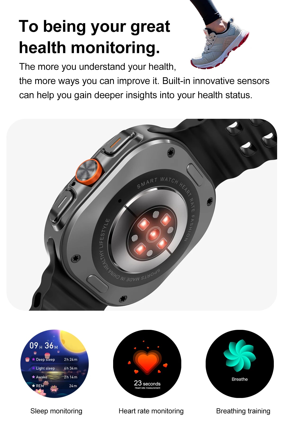 2025 New Watch 7 Ultra Smart Watch Men 32GB Memory 3D Video Display Sports SmartWatch GPS NFC Compass Blood oxygen Smartwatch