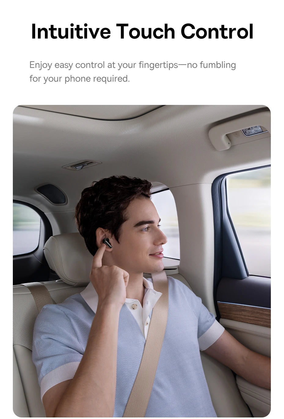 Baseus EP10 Pro ANC Earbuds Wireless Bluetooth 6.0 Earphones 50dB Realtime Adaptive Headphones 6 Mic Hi-Res LDAC IP55 Ear buds