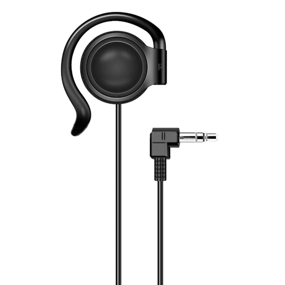 NEW 3.5mm Earphone Earbud One Ear Headphone Headset for Radio Tour guide System