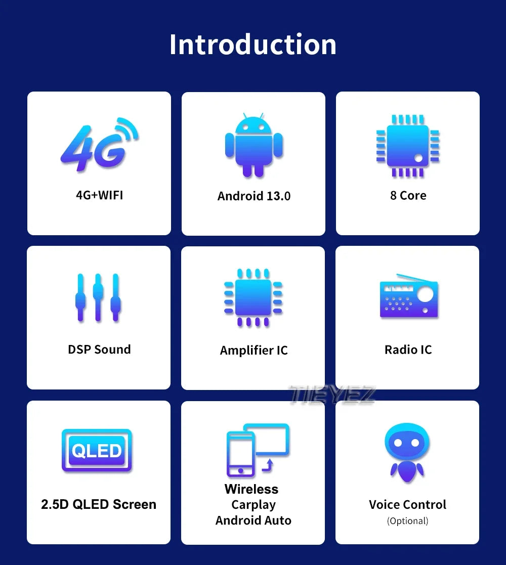 Android 15 Car Radio For Suzuki Swift 2003 - 2006 2007 2008 2009 2010 Multimedia Player Stereo Carplay AUTO Head Unit WIFI 4G BT